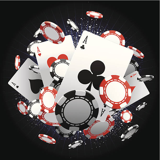Close-up of player cards and betting chips on a live sydney Bandar Poker table